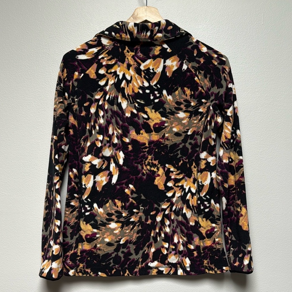Columbia Vibrant Pattern Lightweight Fleece Pullover Size L - Picture 2 of 4